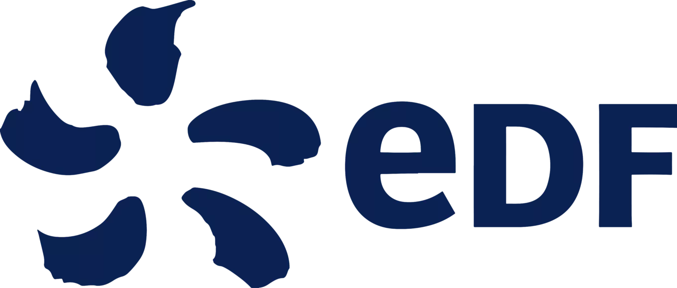 Logo bleu nuit EDF