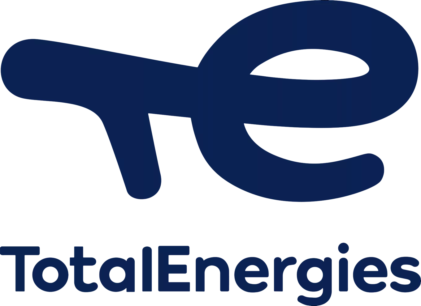 Logo bleu nuit TotalEnergies