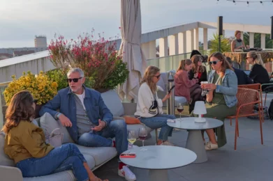 Apéritif rooftop Le Connecteur