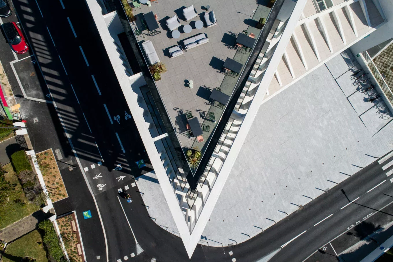 rooftop vue drone le connecteur