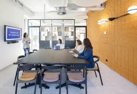 Réunion salle gourmet Le Connecteur